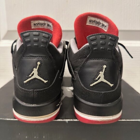 Air Jordan 4 Retro GS “Bred” – Size 6Y / Women’s 7.5 w/ Box – OG Colorway - Picture 6 of 7
